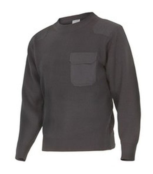 Jersey Punto Grueso Con Cuello Redondo Referencia 100.