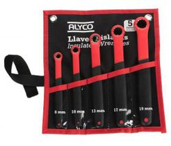 Juego De 5 Llaves Aisladas Acodadas En Bolsa De Nylon ALYCO, Referencia 190675