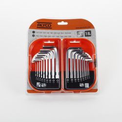 Juego De Llaves Allen Y Torx Inviolable, Estuche De Plástico ALYCO ORANGE, Referencia 170622