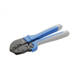 Juego de prensaterminales con 7 cabezas intercambiables, llave allen y tornillos de recambio Alyco Referencia 108352