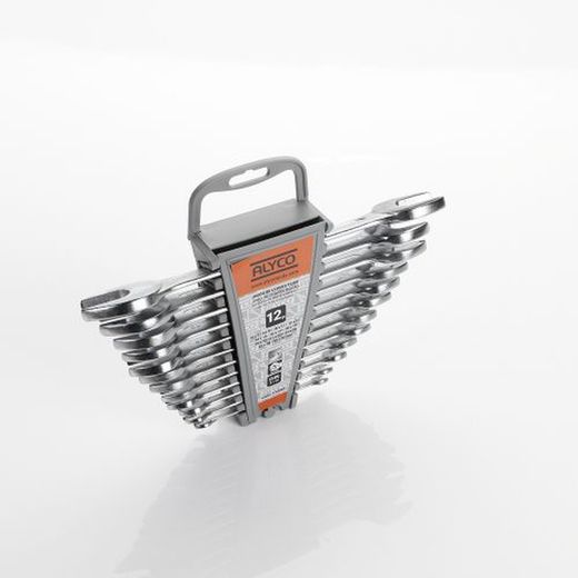 Juego De Llaves Fijas, Soporte De Plástico ALYCO ORANGE De 6x7 A 30x32 Milimetros, Referencia 170082