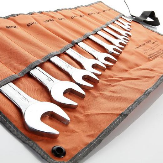 Juego 12 Llaves Fijas, Bolsa De Nylon ALYCO ORANGE, de 6x7 A 30x32, Refrencia 170086