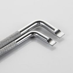Juego De 2 Llaves Acodadas De Doble Punta ALYCO ORANGE Ph1x5mm/Ph2x6mm, Referencia 170695