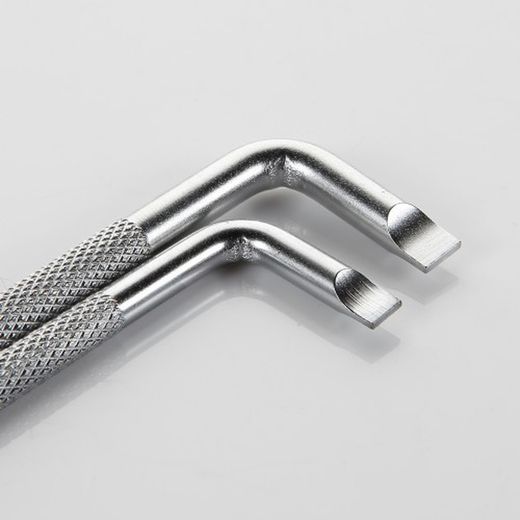 Juego De 2 Llaves Acodadas De Doble Punta ALYCO ORANGE Ph1x5mm/Ph2x6mm, Referencia 170695