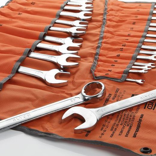 Juego De Llaves Combinadas 26 Piezas En Bolsa De Nylon ALYCO ORANGE De 6 A 32 Milimetros, Referencia 170184