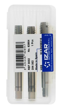 Juego De 3 Machos De Mano Rosca Withworth, Referencia 3032