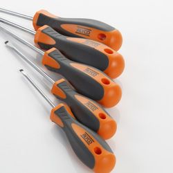 Juego De 5 Destornilladores Plano, Recto Y Ph En Caja Cartón ALYCO ORANGE, Referencia 170488