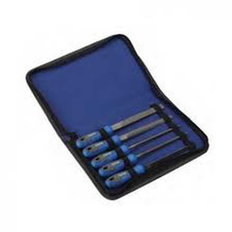 Juego 5 Limas D/Basto 200 Mm B/Nylon