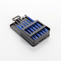 Juego De 6 Botadores Cilíndricos En Caja Métalica ALYCO
