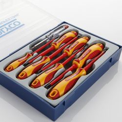 Juego De Destornilladores Aislados 8 Pzs, Caja De Plástico ALYCO, Referencia 119335