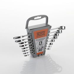 Juego De Llaves Combinadas 8 Piezas En Soporte Plástico ALYCO ORANGE De 6 A 19 Milimetros, Eeferencia 170180