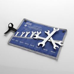 Juego De 8 Llaves Fijas De 2 Bocas De 6x7-20x22  En Bolsa De Nylon ALYCO, Referencia 191081
