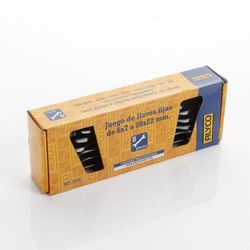 Juego De Llaves Fijas De 2 Bocas Abiertas En Caja De Cartón ALYCO, Referencia 191080