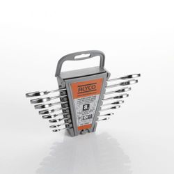 Juego De 8 Llaves Fijas En Soporte De Plástico ALYCO ORANGE 6x7 A 20x22 Milimetros, Referencia 170080