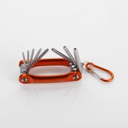 Juego De 8 Llaves Torx Inviolable, En Soporte Montura Metálica ALYCO ORANGE, Referencia 170617
