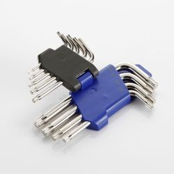 Juego 9 Llaves Acodada Torx De T10-T50 Alyco, Referencia 193270