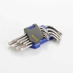 Juego 9 Llaves Acodada Torx De T10-T50 Alyco, Referencia 193270