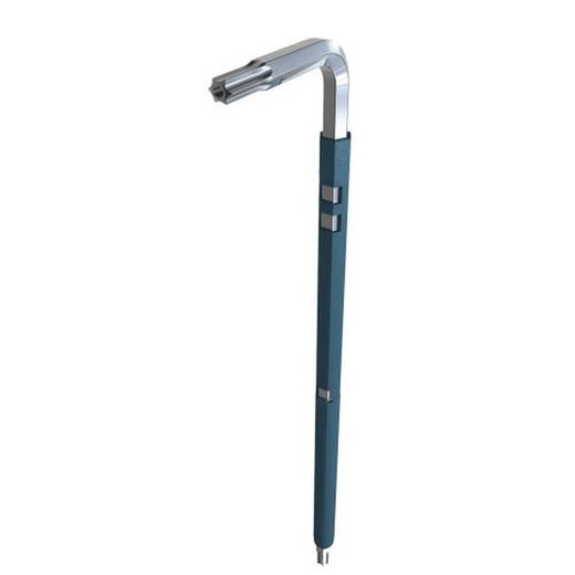 Juego De 9 Llaves Torx Inviolables Serie Extralarga Con Soporte De Goma Llaves Multicolor ALYCO, Referencia 193148