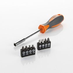 Juego 9 Piezas De Puntas Y Adaptador Magnético ALYCO ORANGE, Referencia 170457