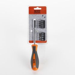 Juego 9 Piezas De Puntas Y Adaptador Magnético ALYCO ORANGE, Referencia 170457