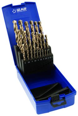 Juego Brocas Mango Cilindrico  De Medidas De 1 A 13 X 0.50 Mm, 25 Brocas, Din338 .Sets 1456