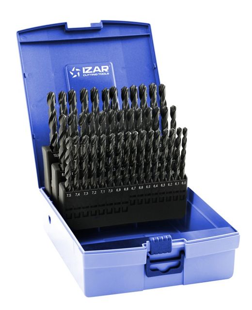 Juego Brocas De Mango Cilindrico De Acero Rapido, De Medidas 6 A 10 X 0.10, 41 Brocas Din338n Sets 1408