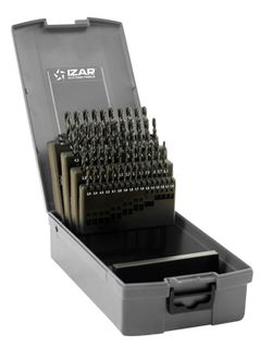Juego De Brocas Mango Cilindrico, De Medidas 1 A 5.9 X 0.1mm , 50 Brocas Din338n Ref. 1405