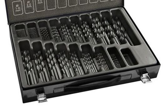 Maletin Con Surtido De Brocas Laminadas 170 Unidades , Ref1499