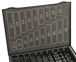 Maletin Con Surtido De Brocas Laminadas 170 Unidades , Ref1499