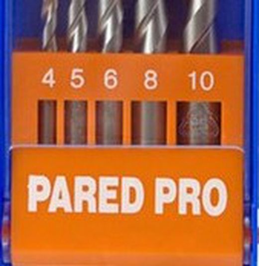 Juego 5 Brocas Widia Para Hormigon/Pared Profesional, Referencia 1486
