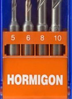 Juego de 4 Brocas para Hormigon, anclaje Sdsplus, Referencia 1494