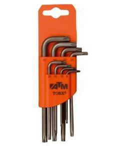Juego De 8 Llaves Torx Acodadas Largas