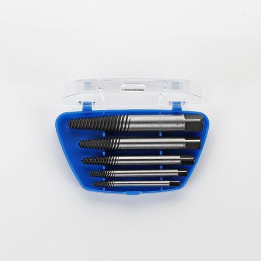 Juego De Extractores Para Tornillos En Caja De Plástico ALYCO, Referencia 122330