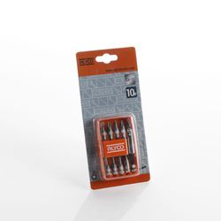 Juego De 9 Puntas De Atornillar De 1/4" Y Adaptador Magnético En Caja De Plástico ALYCO ORANGE, Referencia 170494