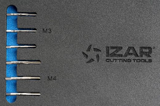 Juego de Machos y Cojinetes de Roscar a Mano, Rosca Metrica de M-3 a M-12, Referencia 3406