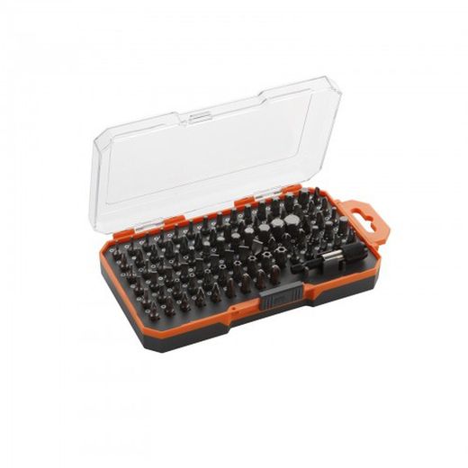 Juego De 85 Puntas De Atornillar De 1/4" En Caja De Plástico ALYCO ORANGE, Referencia 170492