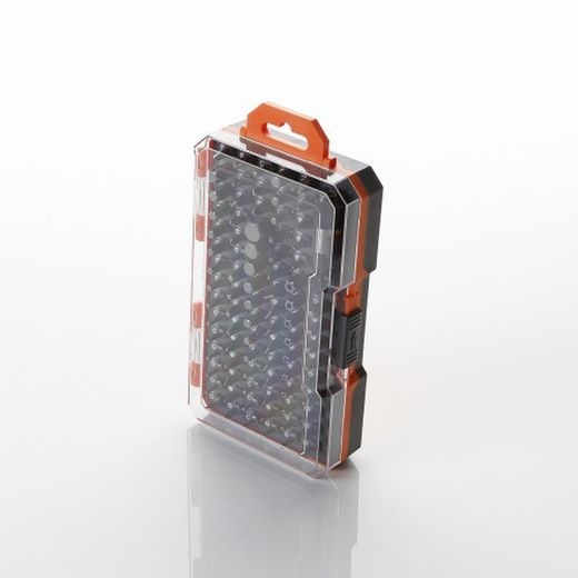 Juego De 85 Puntas De Atornillar De 1/4" En Caja De Plástico ALYCO ORANGE, Referencia 170492