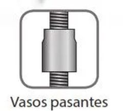 Juego De Vasos y Accesorios Pasantes 47 Pzas De 1/4" ALYCO
