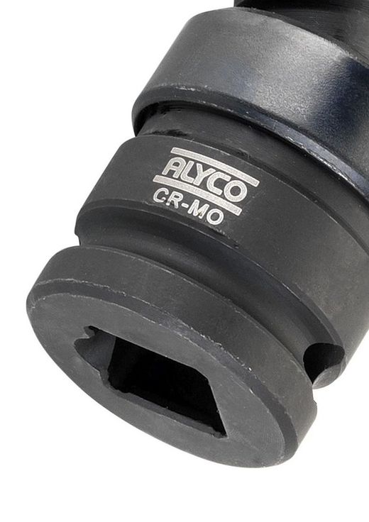 Junta universal con conexión de 1/2 ” para aprietes angulares con llaves de vaso de impacto Alyco.Referencia 198270