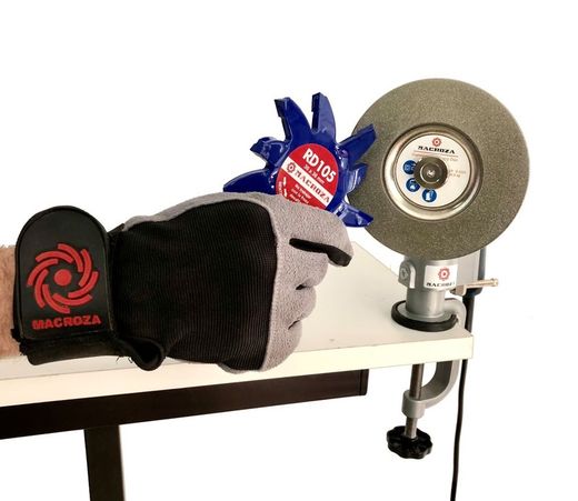 Kit de afilado fresas Macroza SDH1, Incluye Soporte H1 + Disco SD1
