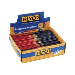 Lápiz Para Carpintero 2 Colores Azul Y Rojo ALYCO, Refrencia 149055