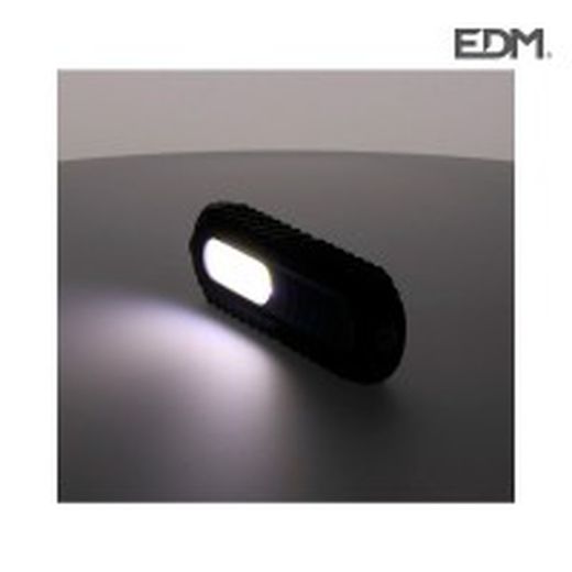 Linterna Led Luz Frontal Dos Potencias,Luz Superior, Indicador Bateria.Recargable.300lumens Frontal, 90 Lumens Superior Edm