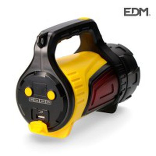 Linterna Multifuncion Portatil Luz Principal + Lateral Y Power Bank 350 Lm Edm