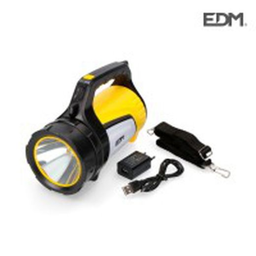 Linterna Multifuncion Portatil Luz Principal + Lateral Y Power Bank 350 Lm Edm