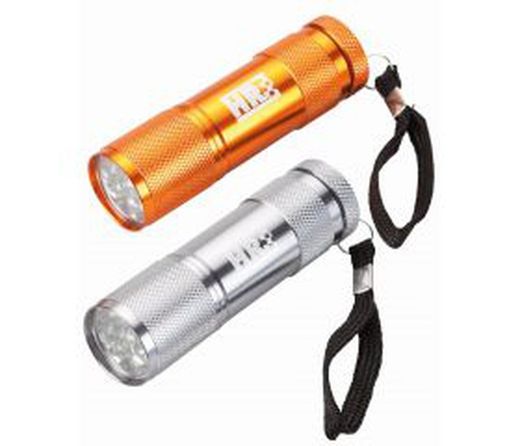 Linterna Tubular De Bolsillo Aluminio 9 Led ALYCO ORANGE, Referencia 170955