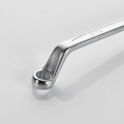 Llave acodada de apriete de Acero al Cr-V de estrella doble, medida en pulgadas Alyco, Referencia 190050 a Referencia 19078
