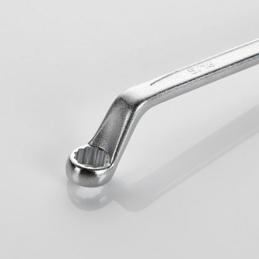Llave acodada de apriete de Acero al Cr-V de estrella doble, medida en pulgadas Alyco, Referencia 190050 a Referencia 19078