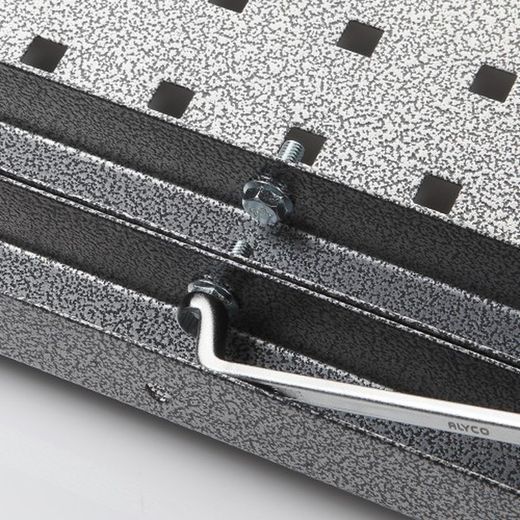 Llave acodada de apriete de Acero al Cr-V de estrella doble, medida en pulgadas Alyco, Referencia 190050 a Referencia 19078
