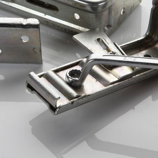 Llave acodada de apriete de Acero al Cr-V de estrella doble, medida en pulgadas Alyco, Referencia 190050 a Referencia 19078