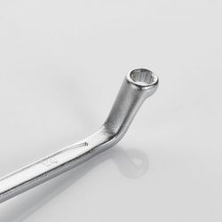 Llave acodada de apriete de Acero al Cr-V de estrella doble, medida en pulgadas Alyco, Referencia 190050 a Referencia 19078